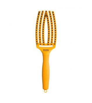 Olivia Garden - Hairbrush Fingerbrush Combo Medium - Sun Flower