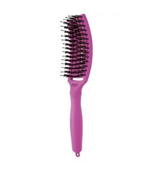 Olivia Garden Hairbrush Fingerbrush Combo Medium - Think & Pink