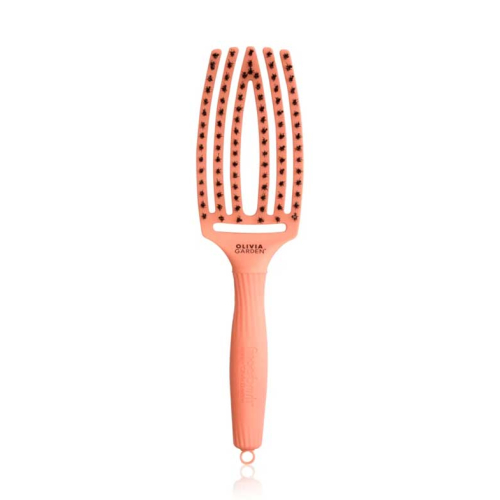 Olivia Garden - Hairbrush Fingerbrush Combo Medium - Coral