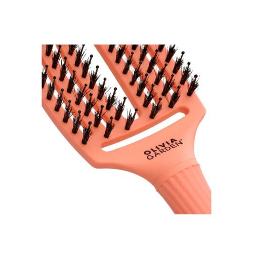 Olivia Garden - Hairbrush Fingerbrush Combo Medium - Coral