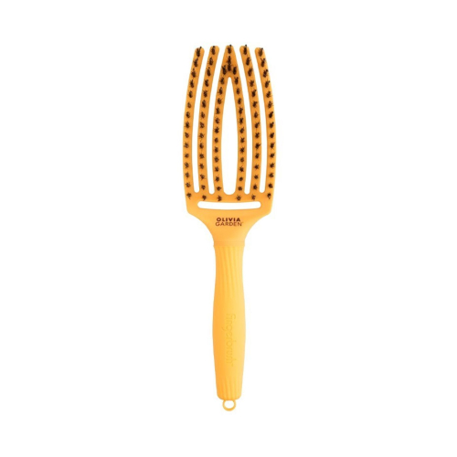Olivia Garden - *It's a 90's Party* - Hairbrush Fingerbrush Medium - Juicy Orange