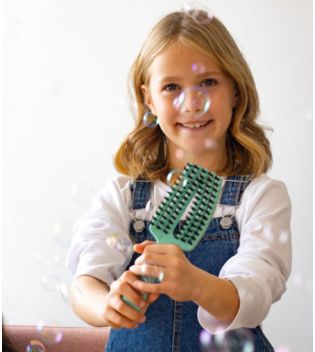 Olivia Garden - *Kids* - Hair Brush Fingerbrush Care Mini - Mint