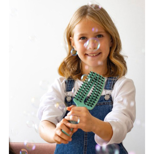 Olivia Garden - *Kids* - Hair Brush Fingerbrush Care Mini - Mint