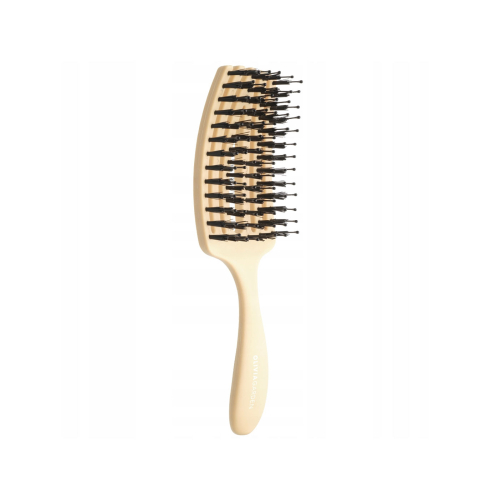 Olivia Garden - *Kids* - Hair Brush Fingerbrush Care Mini - Yellow