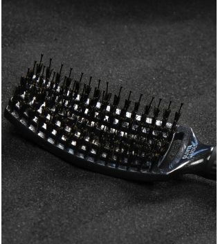 Olivia Garden - *Midnight Desert* - Hair Brush Fingerbrush Combo - Black Onyx