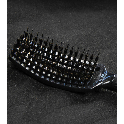 Olivia Garden - *Midnight Desert* - Hair Brush Fingerbrush Combo - Black Onyx