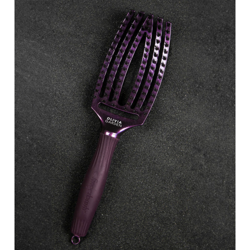 Olivia Garden - *Midnight Desert* - Hair Brush Fingerbrush Combo - Violet Amethist