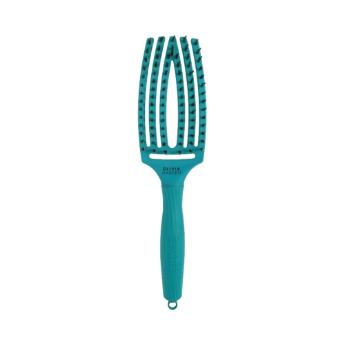 Olivia Garden - *On The Road Again* - Hairbrush Fingerbrush Combo Medium - Blue Lagoon