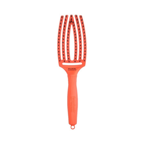 Olivia Garden - *On The Road Again* - Hair Brush Fingerbrush Combo Medium - Orange Dream
