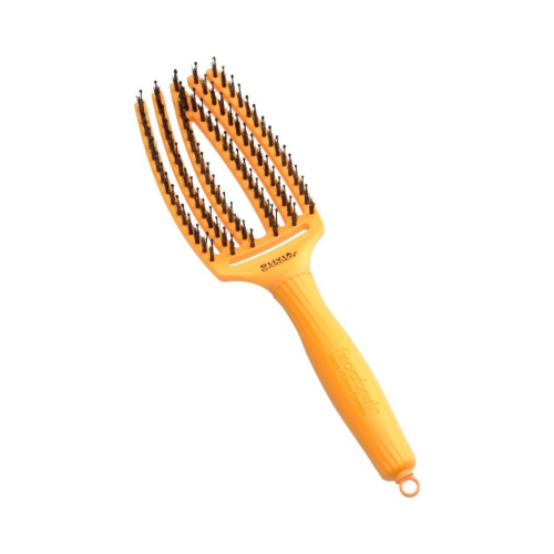 Olivia Garden - *On The Road Again* - Hair Brush Fingerbrush Combo Medium - Yellow Sunshine