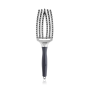 Olivia Garden - *Trinity* - Hairbrush Fingerbrush - Silver