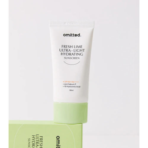 Omitted - Facial sunscreen Fresh Lime Ultra Light & Hydrating SPF50+ PA++++