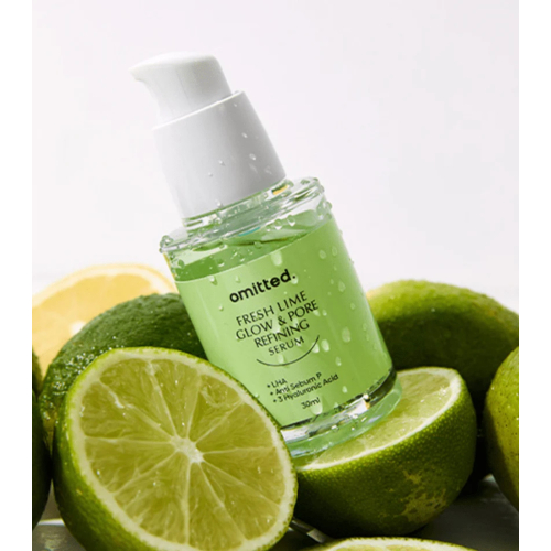 Omitted - Brightening Facial Serum Fresh Lime Glow & Pore Refining