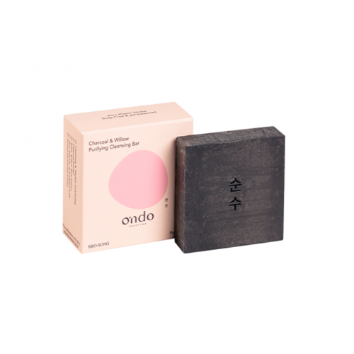 Ondo Beauty 36.5 - Syndet Solid Facial Cleanser 70g - Charcoal & Willow
