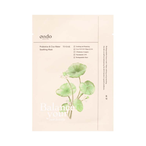 Ondo Beauty 36.5 - To Dak Probiotics & Cica Water Soothing Mask