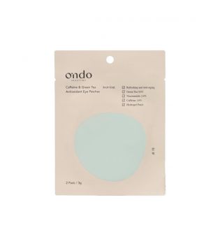 Ondo Beauty 36.5 - Caffeine & Green Tea Hydrogel Eye Patches - 1 Pair