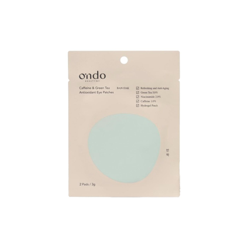 Ondo Beauty 36.5 - Caffeine & Green Tea Hydrogel Eye Patches - 1 Pair