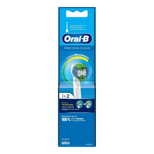 Oral B - Replacement for electric toothbrush Precision Clean 2 units