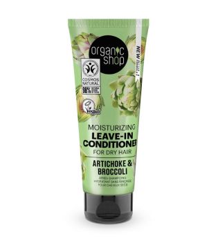 Organic Shop - Hydrating leave-in conditioner for dry hair - Artichoke and Broccoli