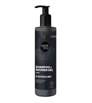 Organic Shop - Shampoo and shower gel 2 in 1 for men - Oak bark and mint