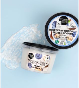 Organic Shop - Sugar Body Scrub - Cranberry Coconut Frozen Yogurt