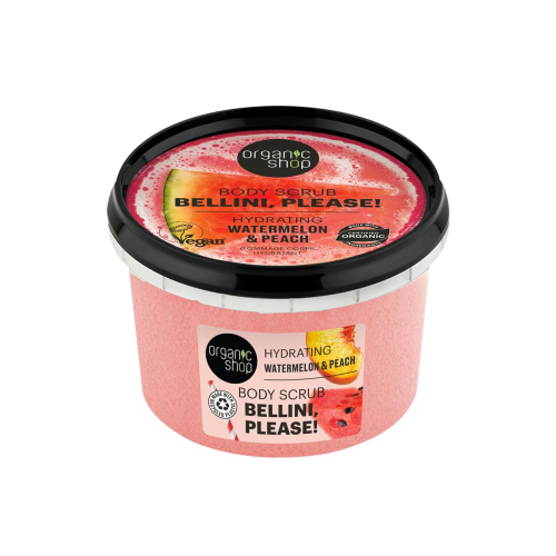 Organic Shop - Moisturizing Body Scrub - Watermelon and Peach