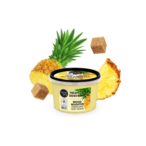 Organic Shop - Body scrub Mood Booster - Pineapple and brown sugar