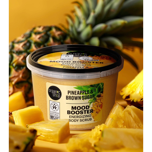 Organic Shop - Body scrub Mood Booster - Pineapple and brown sugar