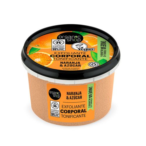 Organic Shop - Toning Body Scrub - Organic Orange & Sugar