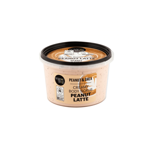 Organic Shop - Body scrub Peanut Latte - Peanut and shea butter
