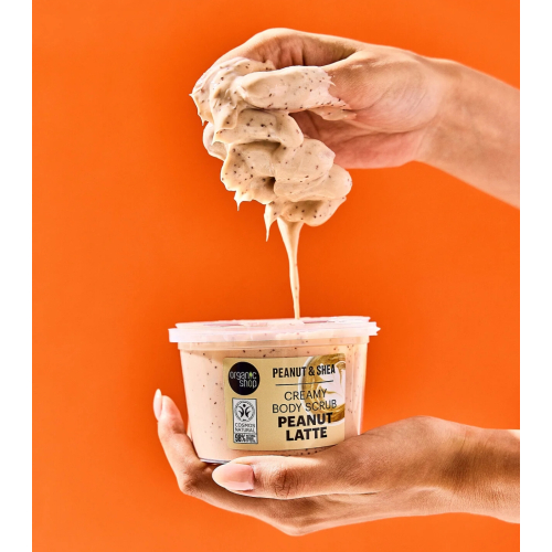 Organic Shop - Body scrub Peanut Latte - Peanut and shea butter