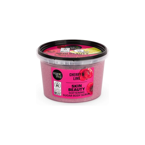 Organic Shop - Body scrub Skin Beauty - Cherry and lime
