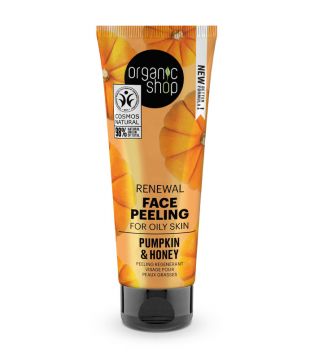 Organic Shop - Renewing facial scrub for oily skin - Pumpkin and Honey