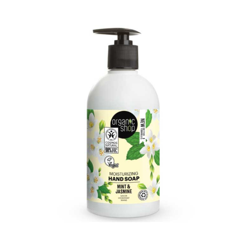 Organic Shop - Moisturizing hand soap - Organic Mint and Jasmine