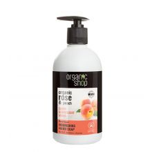 Organic Shop - Nourishing hand soap - Organic Rose and Peach