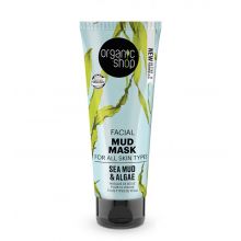 Organic Shop - Mud facial mask for all skin types - Sea mud and Algae