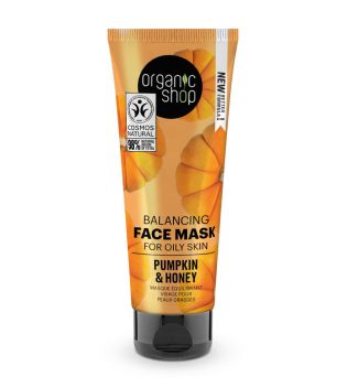 Organic Shop - Balancing face mask for oily skin - Pumpkin and Honey