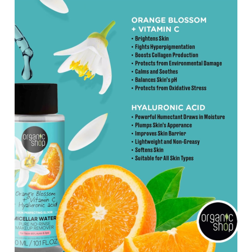 Organic Shop - *Orange Blossom* - Micellar water Skin Perfecting Elixir