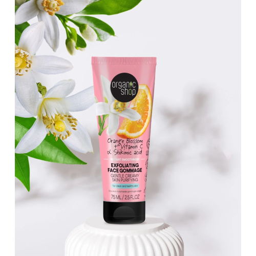 Organic Shop - *Orange Blossom* - Facial Exfoliant Instant Smoothness