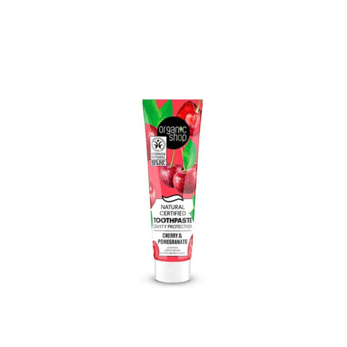 Organic Shop - Cavity protection toothpaste - Cherry and pomegranate