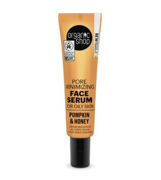Organic Shop - Pore Minimizing Face Serum for Oily Skin - Pumpkin and Honey