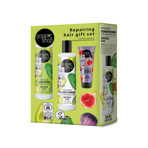 Organic Shop - Hair Repair Gift Set with Avocado and Olive