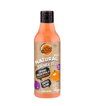 Organic Shop - *Skin Super Good* - Natural shower gel - Organic fresh basil and frozen tangerine 250ml