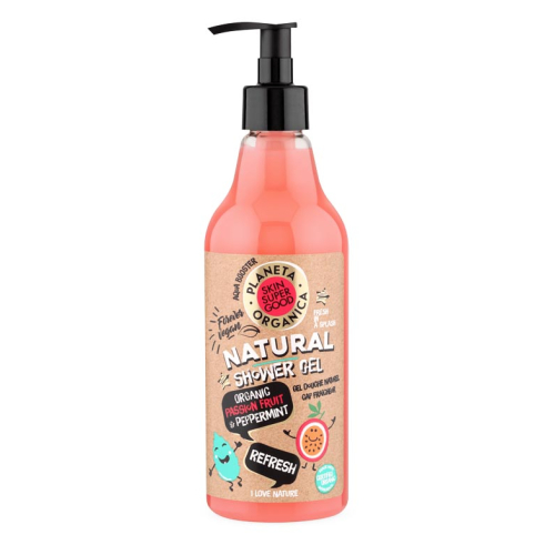 Organic Shop - *Skin Super Good* - Natural shower gel - Passion fruit and mint 500ml