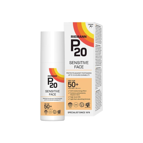 P20 - Facial sunscreen Sensitive Face SPF50+ PA++++ - 50g