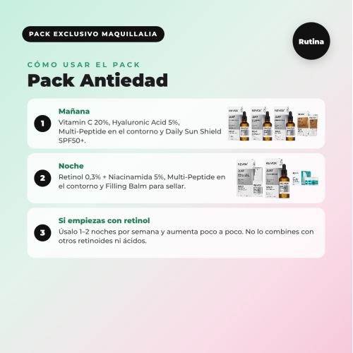 REVOX B77 Anti-Aging Pack: day and night routine + Gua sha