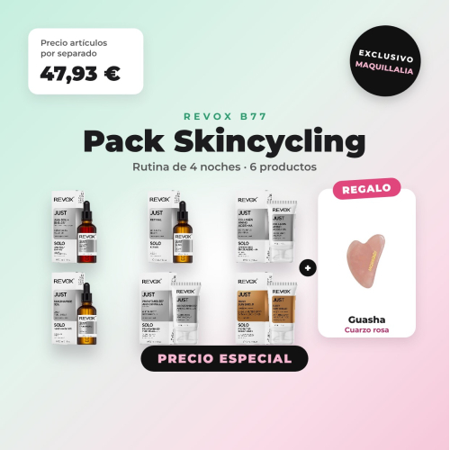Pack Skincycling REVOX B77: 4-night routine + free Gua sha