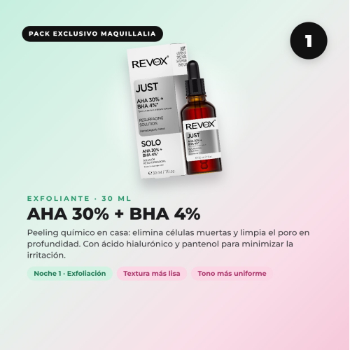 Pack Skincycling REVOX B77: 4-night routine + free Gua sha