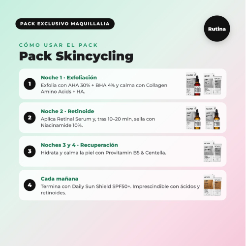 Pack Skincycling REVOX B77: 4-night routine + free Gua sha