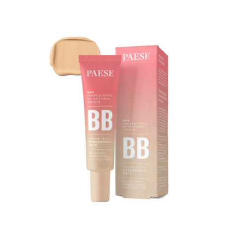 Paese Cosmetics - BB Cream with hyaluronic acid - 03W: Natural